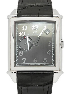 GIRARD-PERREGAUX Vintage 1945 25835-11-221-BA6A acero inoxidable 46 mm #T163 Foto 1 de 4