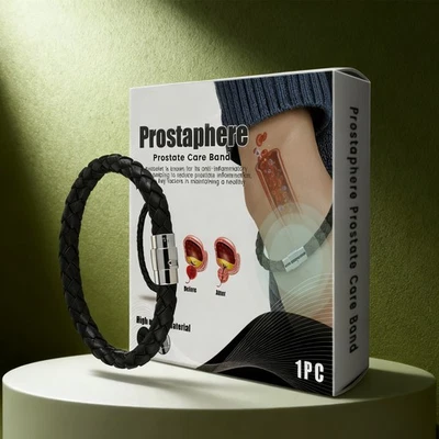 Prostate Care Bracelet Men's Wellness Therapy Energy Healing Adjustable Design - Image 1 of 4
