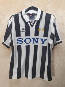 Juventus FC Authentic Kappa Small 1995/97 Home Shirt Sony Del Piero Zidane Era - Picture 1 of 12