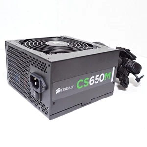 Corsair 650W Watt PSU Power Supply Unit ATX PC CS650M Semi-Modular - Picture 1 of 6