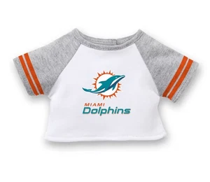 American Girl x NFL Miami Dolphins Fan Tee for 18-inch Dolls - NEW IN BOX - Picture 1 of 1