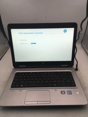 HP PROBOOK 640 G2 - FOR PARTS/BIOS LOCK - INTEL I5 6300U - 8GB RAM - READ -BB - Image 1 of 4