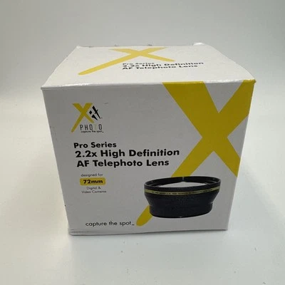 2.2X Telephoto Lens Compatible with Canon, Nikon, Olympus, Pentax, Sony, Sigma - Image 1 of 4