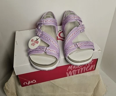 Ryka Women's Purple Design Comfort Loop Straps Sandles 8.5W - Image 1 of 4