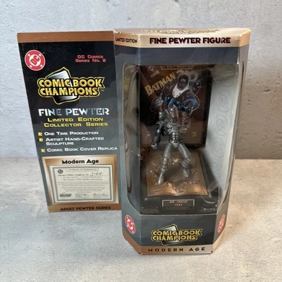 Figura de peltre fino edición limitada DC Comic Book Champions - Mr. Freeze 1995 Foto 1 de 4
