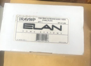 Placa de pared Elan IRAVWP enviar y recibir audio/video IR - Imagen 1 de 2