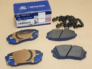 Juego de pastillas de freno delanteras Hyundai Tucson NX4 NX4E 2020-en 581013ZA70 genuino NUEVO - Imagen 1 de 7