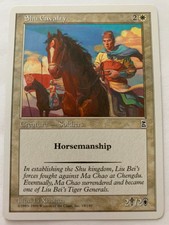 MTG Magic The Gathering - Shu Cavalry - Portal Three Kingdoms - LP