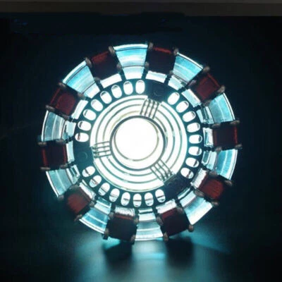  MK2 Iron Man Arc Reactor Proof that Tony Stark has a heart LED Lamp Light Arc - Image 1 of 4