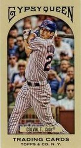2011 Topps Gypsy Queen Mini Red Gypsy Queen Back #220 Tyler Colvin Cubs NM-MT 