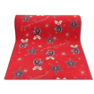 Großer Weihnachtsteppich 100x97 cm. ROTER WEIHNACHTSSCHMUCK - Bild 1 von 5