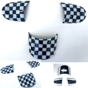 LENKRADSPANGE EINSATZ CHECKERD FLAG für MINI COOPER R55 R56 R57 R58 R59 R60 R61 - Picture 1 of 4