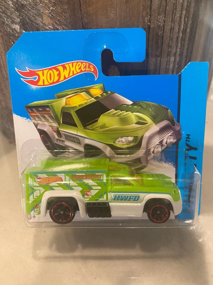 Hot Wheels Treasure Hunt - HW City - Rescue Duty - HWFD - New on Short Card - Image 1 of 1