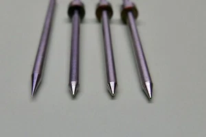 Bergeon Platax 2677 replacement punch set 0.1mm, 0.15mm, 0.2mm, and center punch - Picture 1 of 6