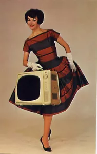 Electrohome Tragbarer Fernseher•"Kurier" "Bantamgewicht" Werbung POSTKARTE - Bild 1 von 1