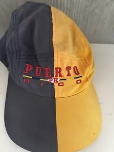 Vintage 90s Puerto Rico Boxing Nylon Blend Embroidered Frig - Picture 1 of 5