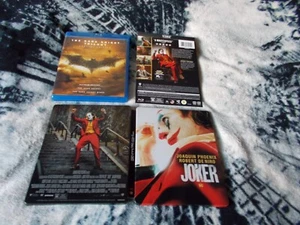 Dark Knight Trilogy (2005-2012) 2016 Set & Joker 2019 Steelbook 7 Blu-rays & DVD - Picture 1 of 18