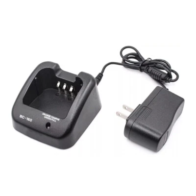 BC160 Desktop Charger for ICOM BP230 IC-F33 A14 A15 F14 F16 F26 F3026 HAM Radio - Image 1 of 4