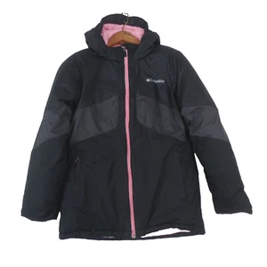 Columbia Horizon Ride II Jacket YOUTH Girls Large Black Waterproof Winter Coat - Picture 1 of 11