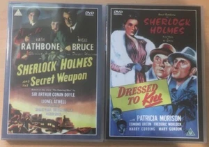 Sherlock Holmes "Dressed To Kill 1946 & The Secret Weapon 1942" 2 x DVDs PAL R0 - Bild 1 von 2