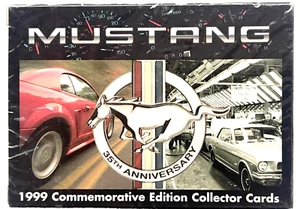 NEW 1999 MUSTANG COMMEMORATIVE EDITION COLLECTORS TRADING CARDS 35th ANNIVERSARY - Picture 1 of 4