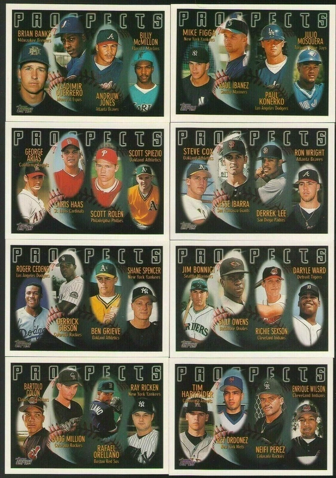1996 Topps Prospects Subset Single Cards #424-439 PROS Rookie Card RC 96 Sub Set - Image 1 of 1