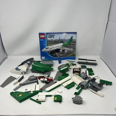 LEGO City Cargo Plane Terminal Set - Book 2+4 - Incomplete Set See Pics w 1x Fig - Image 1 of 4