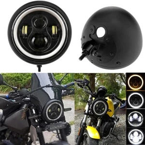 7"inch Motorcycle LED Headlight Housing Bucket For Honda Shadow Aero 750 VT750C - Bild 1 von 12