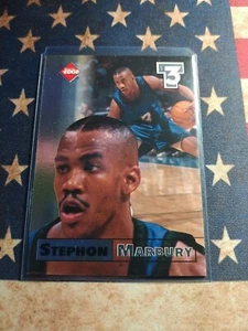 1998 Collector's Edge T3 Silver Foil Stephon Marbury #6 Timberwolves - MINT - Foto 1 di 2