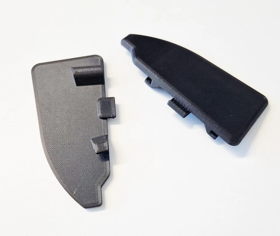 Satz (2 Stk.) Verschlußblenden schwarz, glatt für BMW S1000 XR (K69) - Bild 1 von 3