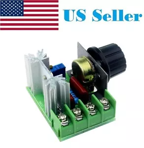 Controller di velocità 220 V/110 V 2000 W regolatore di tensione SCR dimmeratori - Foto 1 di 4