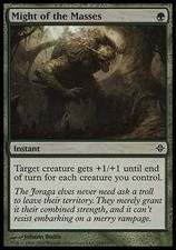 4x Might of the Masses Rise of the Eldrazi MtG Magic Green Common 4 x4 Card