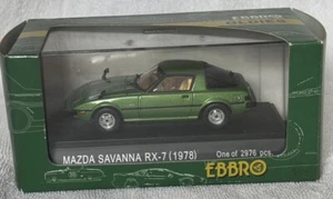 New Ebbro 1/43 Mazda Savanna Rx-7 1978 Green #148 - Picture 1 of 7