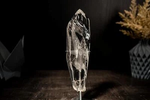 Quarzo Lemuriano Punto di Grado AAA, Chiarezza Ottica, Da Diamantina, 2,8 Lb. - Foto 1 di 10