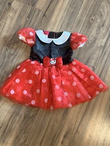 Toys R Us Disney Disfraz de Minnie Mouse Una Pieza Talla 3-6 Meses Fiesta de Vestir - Imagen 1 de 5