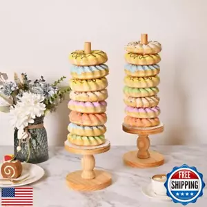 WILLOWDALE Donut Stand for Party, 2 Pieces Donut Holders for Dessert Table- D - Picture 1 of 5