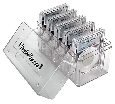 2006 S Clad Quarter 5 Coin Set PCGS PR70 Ultra Cameo - Flag Frame w/Case - Image 1 of 3