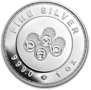 Ronda de plata de 1 oz - PAMP USA - Imagen 1 de 4