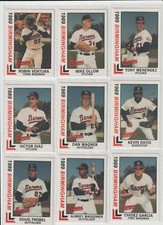 1989 BIRMINGHAN BARONS Best Cards Minor League 30 Card TEAM SET COMPLETE NM