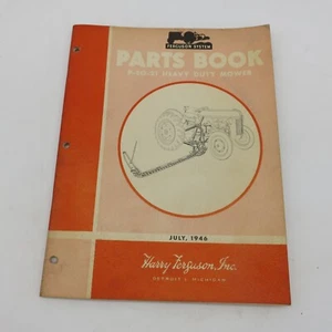 Ferguson Traktoranlage Teilebuch P-EO-21 Schwerlastmäher Juli 1946 - Bild 1 von 3