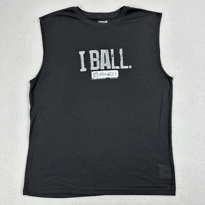 Vintage AND1 Shirt Adult M Black “I Ball” Sleeveless Basketball 90s Tee Boys XL - Image 1 of 4