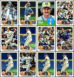 2023 Topps Milwaukee Brewers (14) Card Lot - FINAL OFFER – BUY BEFORE OTHERS! - Picture 1 of 4