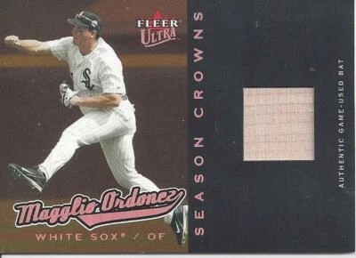 2005 Ultra Season Crowns Game Used Magglio Ordonez 20 White Sox 359/399 - Image 1 of 2