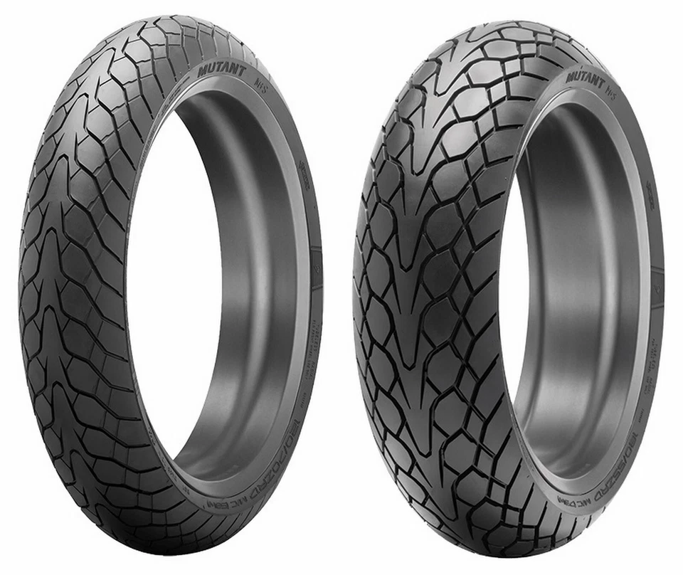 Новый комплект шин Dunlop 120/70ZR17 и 190/55Zr17 Mutant Sport/Adventure/Supermoto - Изображение 1 из 1