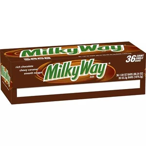 Milky Way Caramel Chocolate Full Size Candy Bars (1.84 Ounce 36 Count) (5 Pack) - Picture 1 of 3