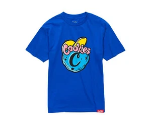Cookies Animated Character Royal Blue Men's Tee Shirt 1546T4381-RBL - Picture 1 of 2