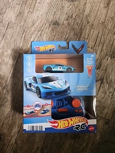 NEW Hot Wheels Rc C8 Corvette in 164 Scale Remote-Control Toy Car - Picture 1 of 2