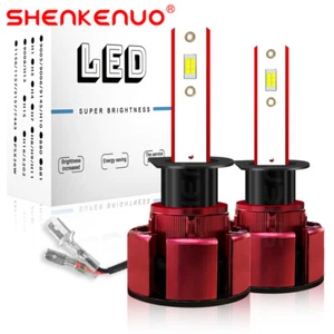 2Pcs NEW CSP LED Headlight Bulbs Super power combo For BMW E30 E34 E24 E36 E38 - Picture 1 of 14