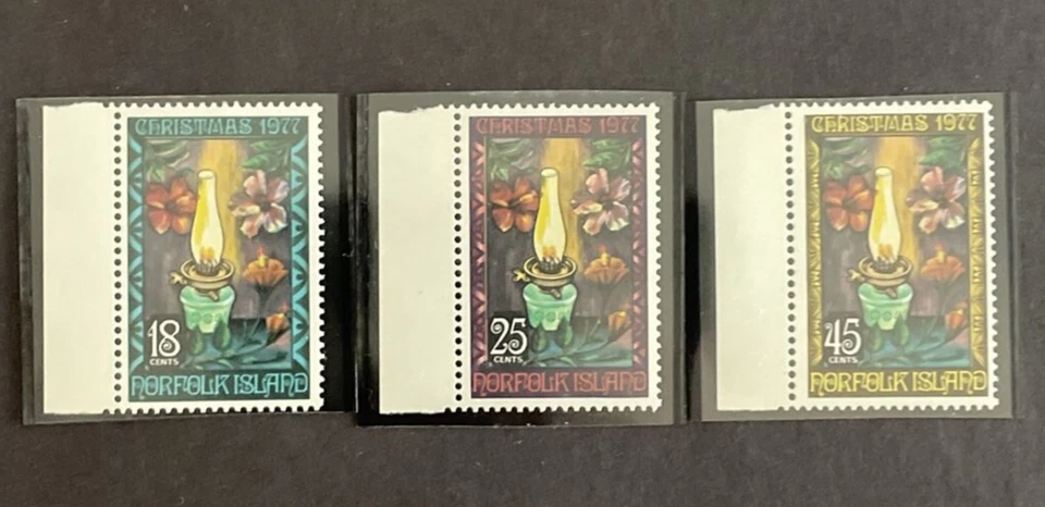 Norfolk Island 1977 Set of 3 MNH OG Christmas Scott# 219-221 - Image 1 of 1