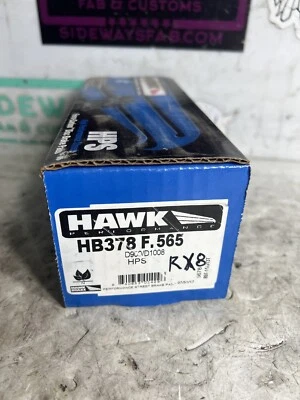 Hawk HB378F.565 HPS Rear Brake Pads for 04-11 Mazda RX8 Performance - Image 1 of 4